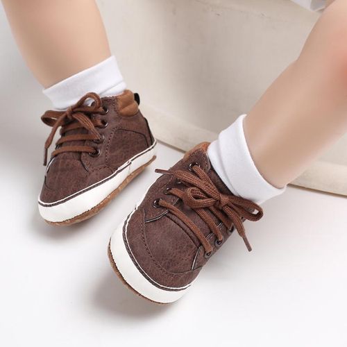 Baby Shoes For Boys Aged 0-1 Spring And Autumn Soft Fabric Sole Anti Slip And Wear-resistant Sneakers Shoes Classic And Versatile  Up Walking Shoes
