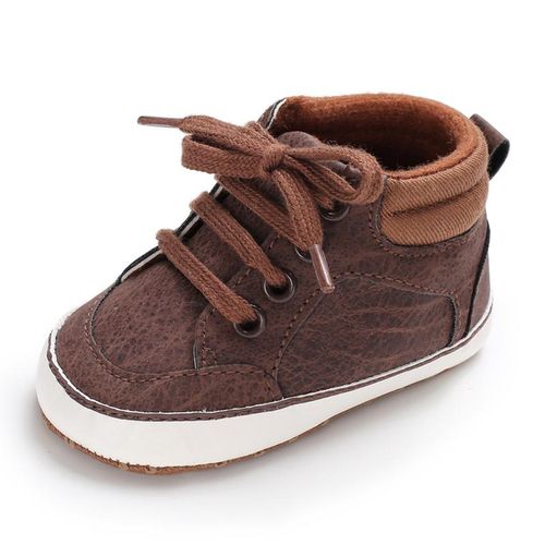 Baby Shoes For Boys Aged 0-1 Spring And Autumn Soft Fabric Sole Anti Slip And Wear-resistant Sneakers Shoes Classic And Versatile  Up Walking Shoes
