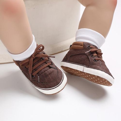 Baby Shoes For Boys Aged 0-1 Spring And Autumn Soft Fabric Sole Anti Slip And Wear-resistant Sneakers Shoes Classic And Versatile  Up Walking Shoes