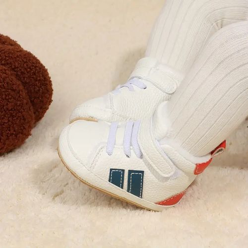 Baby Plush High Top Sneakers Shoes Baby Boys Soft Rubber Sole Anti Slip Walking Shoes